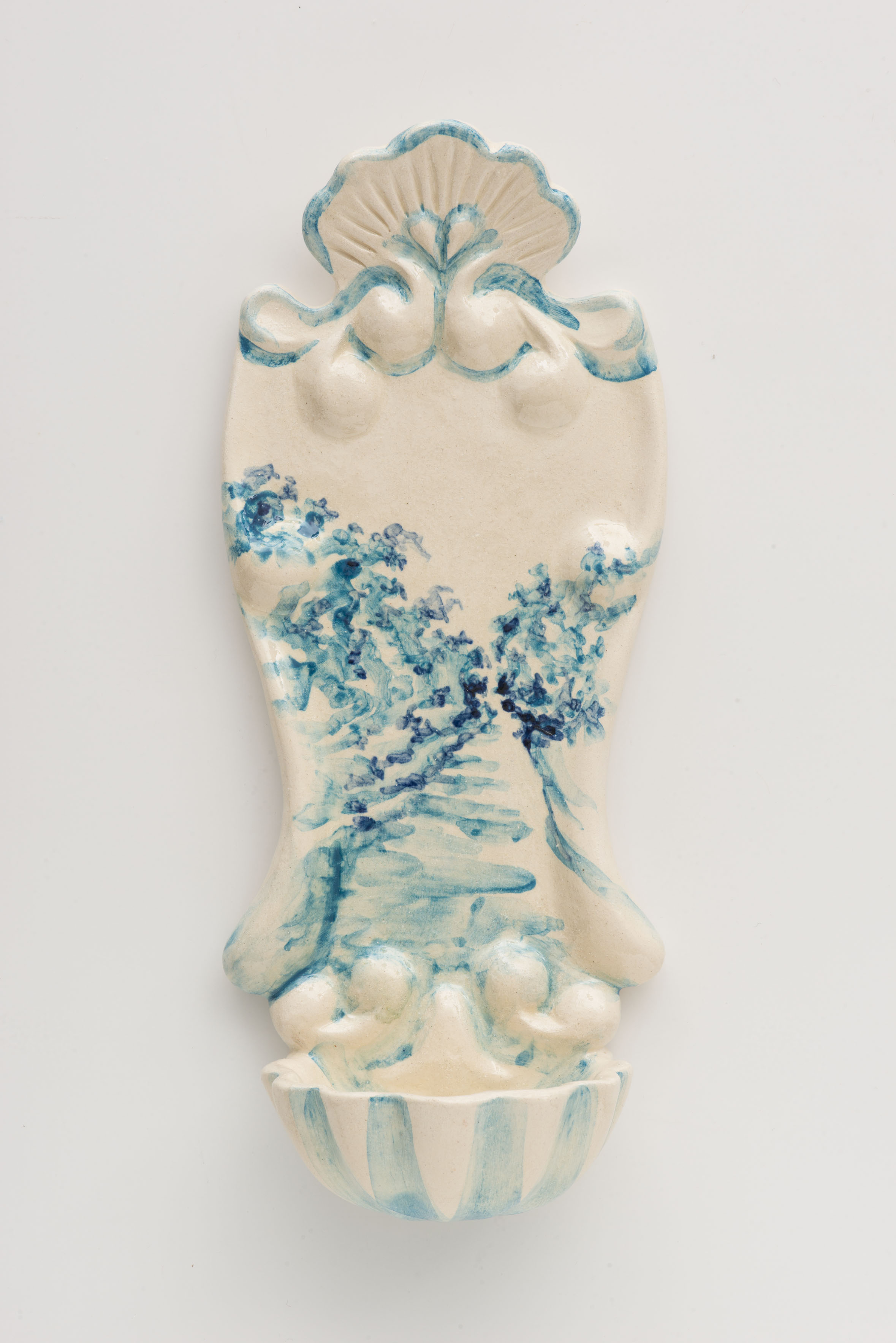 "Pia de Agua Bente I", painted ceramic pia de agua bent,e Portugal 2014