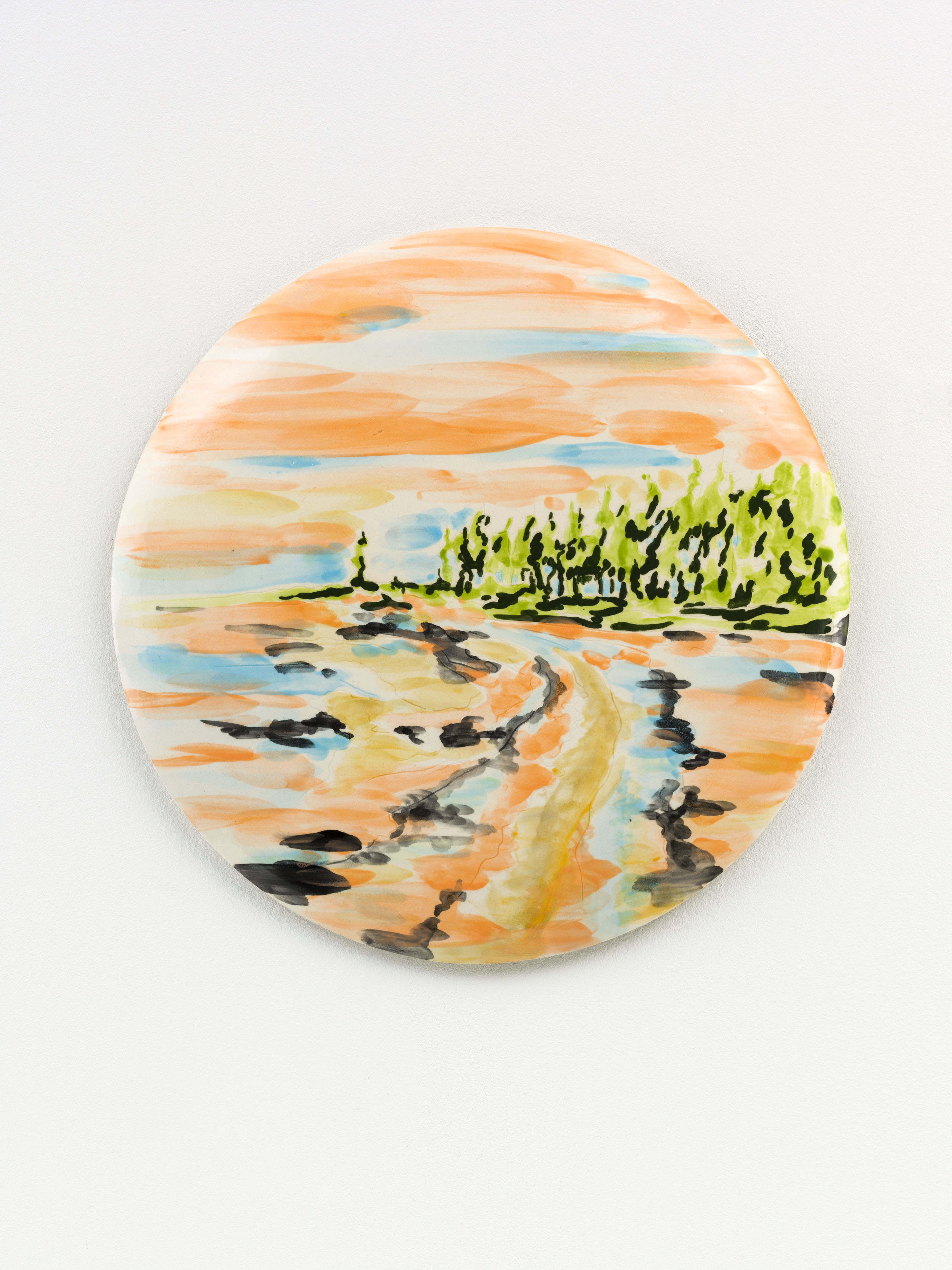 "Primavera", painted ceramic tile, 33 x 33 cm., NL 2015
