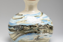 Flower Vase, ceramic, 27 cm. high, Portugal 2015