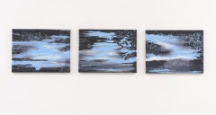 "Ceu Estrelado I,II, III" a 30 x 40 cm. oil on linen 2015