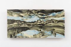 "Pedreira de marmore", painted ceramic tile, 15 x 29 cm., Portugal 2015