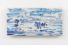 "O meu Alentejo I", painted ceramic tile, 14,7 x 29 cm., Portugal 2015