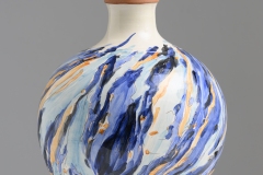 Hight 50 cm., width 40 cm, , painted ceramic, 2022, (A.i.R. Portugal)