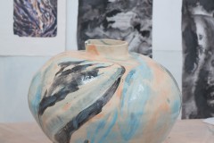 Moon Vase, 2024, 50 cm x 50 x 50 cm., A.i.R. Livingstone Projects Berlin
