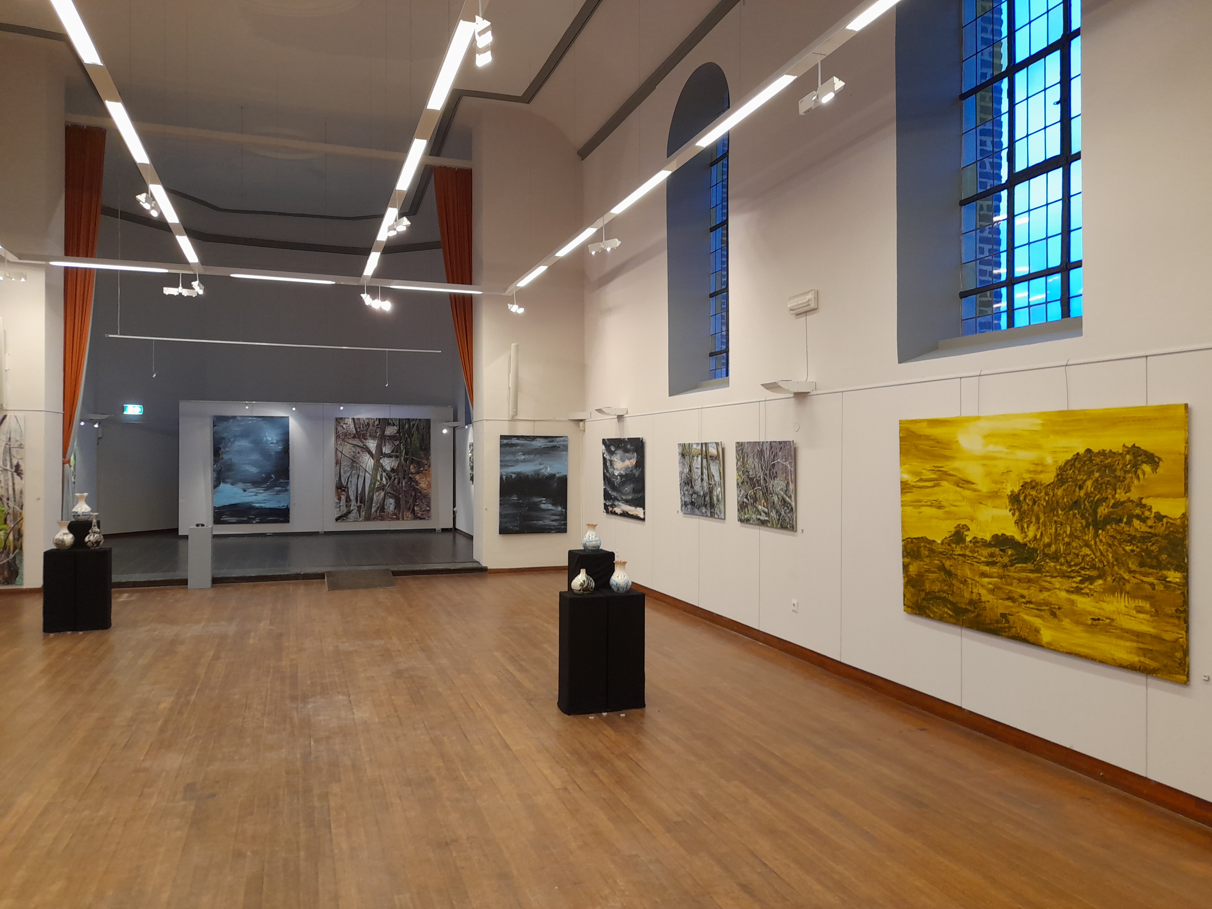 "Land in zicht", duo exhibition with Jacques van Erven, Terpkerk, Urmond (NL, 2023)