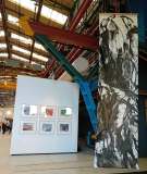 Paper Perspectives, curator exhibition at Art on Paper Amsterdam, "A diverse collection of impressively sized sculpures and installations", represented by Livingstone Gallery, February 2026. on the left work of Günther Förg. Photo Raquel Maulwurf