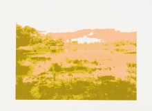 "Oude Buisse Heide", A4, silkscreenprint (Printed at Beeldenstorm/Daglicht 2018, Special Edition for publication AiR Van GoghHuis)