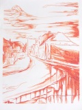 "Eo tempore Anni I" 110 x 70 cm. lithography 3 colours (2011)