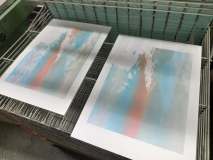 Z.t., Silkscreenprint on Museumkartaon, 400 gram , A3 film, 2026, MAKE Eindhoven