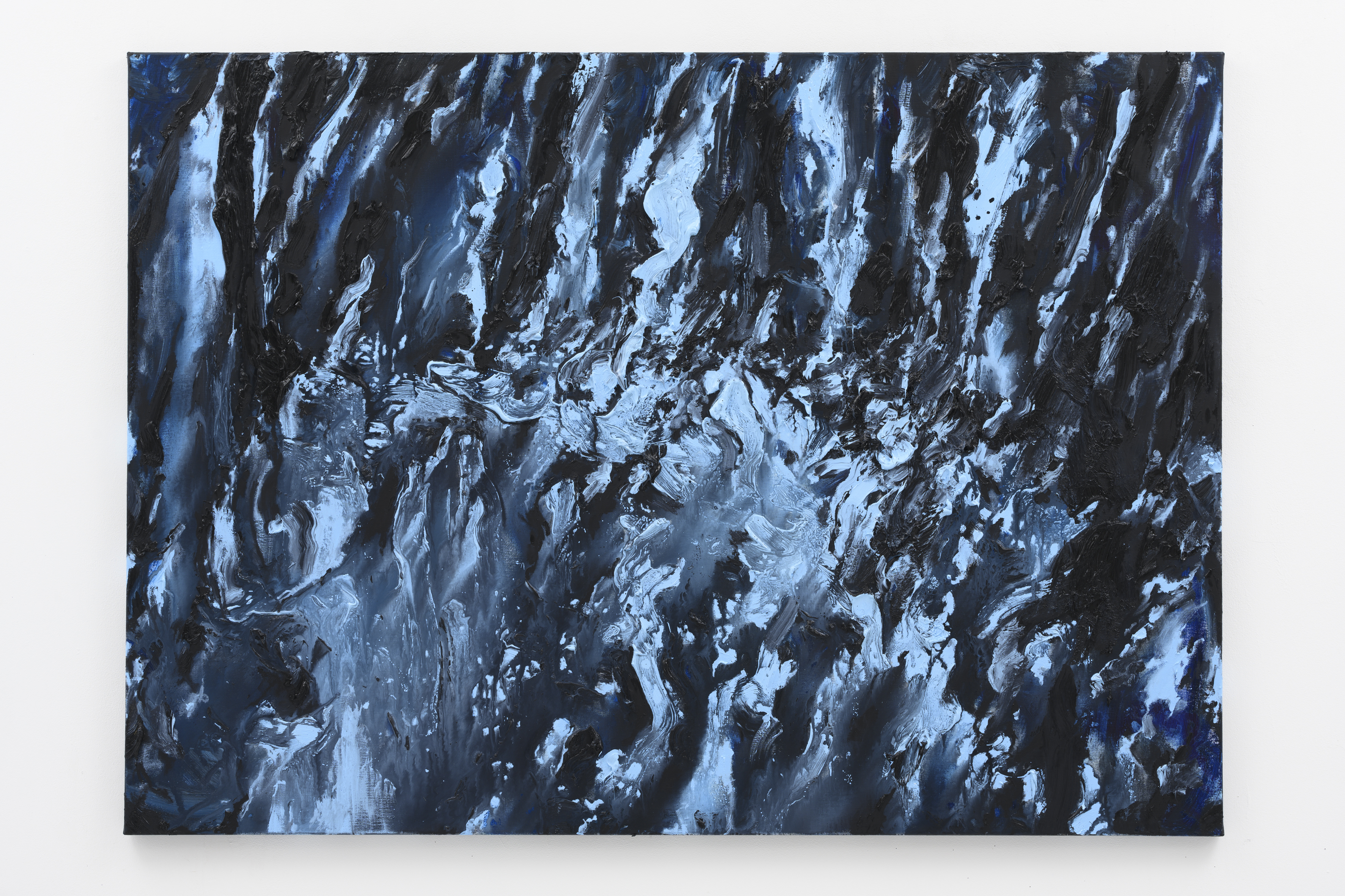 "Nocturnal Presences IV", 100 x 140 cm. oil on linen 2021  (Terug naar de bossen van toen)