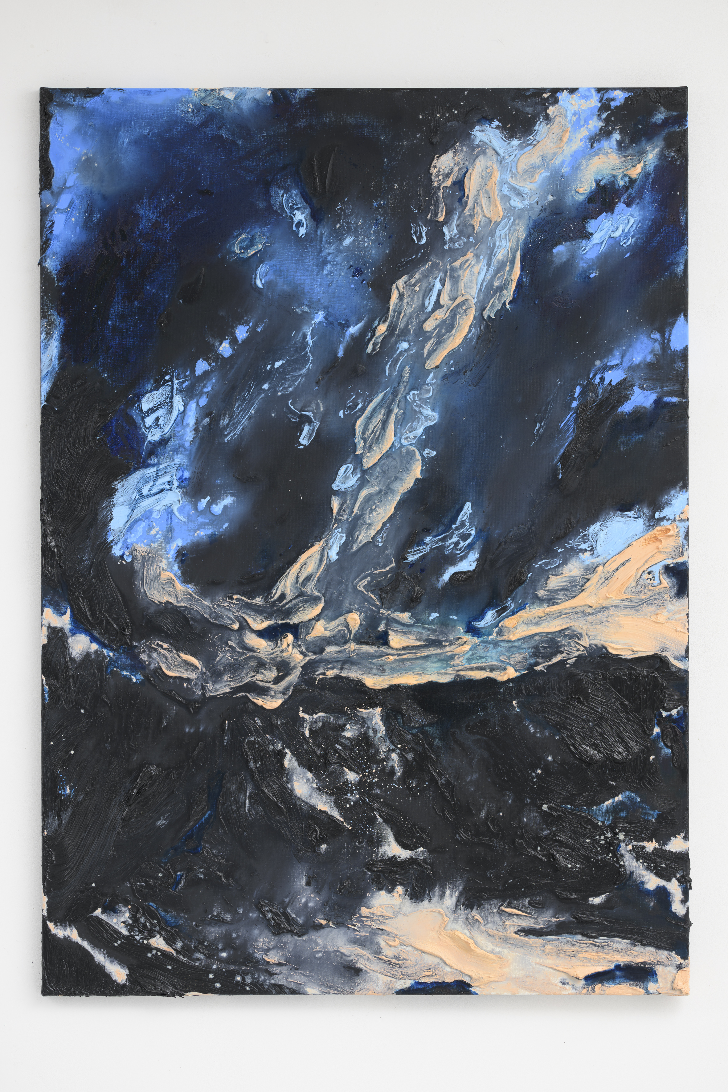 "Nebulosa II", 140 x 100 cm. oil on linen 2022 (A.i.R. Portugal)