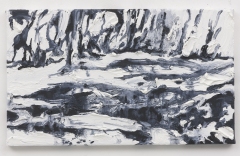 "Der Brand I", 30 x 50 cm. oil on linen 2019 (Berlin)