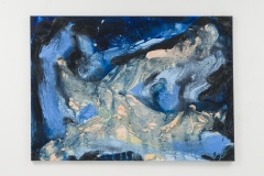 Lendas da Serra d'Ossa II, 100 x 140 cm, 2024, oil on linen, A.i.R. Fundacao OBRAS, Portugal, 2024, Photo Peter Cox