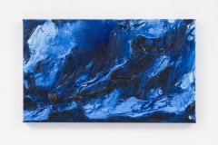 "Skyspace Hardanger I", 30 x 50 cm., oil on linen, Norway 2024, Photo Peter Cox