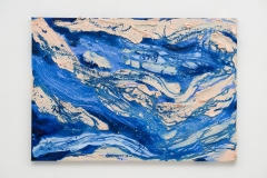 Noite Cerrada II, 70 x 100 cm, 2025, oil on linen, A.i.R. Fundacao OBRAS, Portugal,  Photo Peter Cox