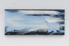 Z.t., , 30 x 70 cm, 2026, oil on linen, A.i.R. RAMA Lisboa (PT), Photo Peter Cox
