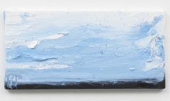 "Wanderung VIII, Berlin Suite" 20 x 40 cm. oil on linen 2018 (Special Edition., Berlin)