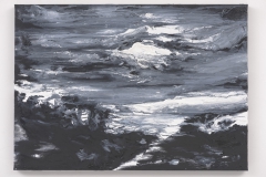"White Moon, Black Road II" 50 x 70 cm. oil on linen 2016