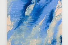 Z.t., 140 x 100 cm, 2025, oil on linen, A.i.R. Fundacao OBRAS, Portugal,  Photo Peter Cox