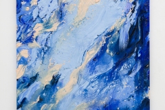 Z.t., 140 x 100 cm, 2025, oil on linen, A.i.R. Fundacao OBRAS, Portugal,  Photo Peter Cox