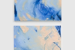 Z.t., 280 x 130 cm, 2025, oil on linen, A.i.R. Fundacao OBRAS, Portugal, Photo Peter Cox