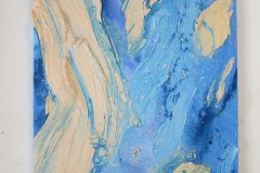 Z.t., 55 x 45 cm, 2025, oil on linen, A.i.R. Fundacao OBRAS, Portugal