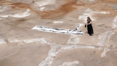 "A terra da pintora da terra - Ar", performance in the marble quarry of Borba, Portugal (2023). Filmed and edited by Pedro Barral (PT)