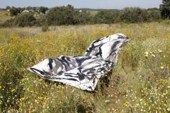 Filmstill performance "Mar das Flores", during the residency at Fundacao Obras, Alentejo, Portugal , May 9 & 10th, 2024. Filmed and edited by Pedro Barral (PT)