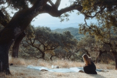 Filmstill performance "Resencio" during the residency at A.i.R. Arteventura, Corteconcepcion, Andalusia, Spain, June 2025. Film and edit by  Joaquin Leon (ES)