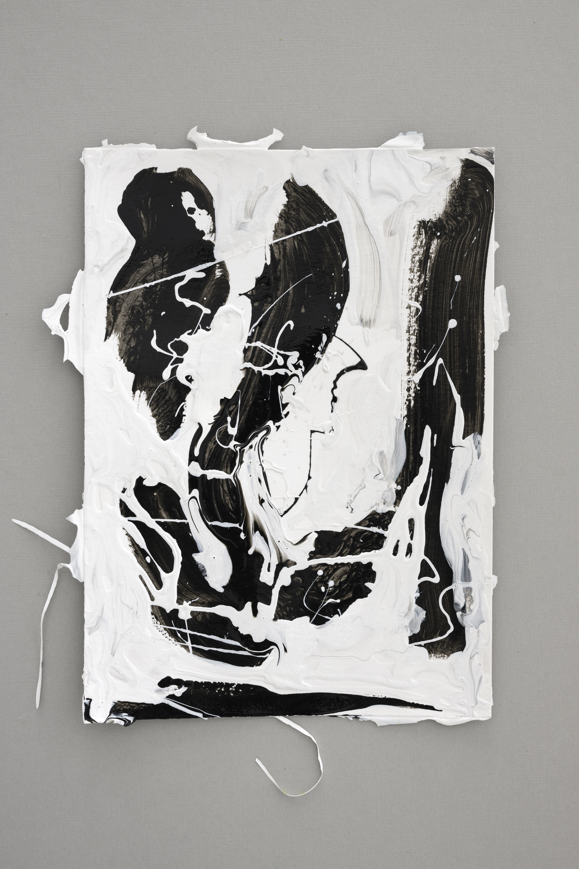 Berlin Notes, 24 x 17 cm.,  lacquer paint (2022)