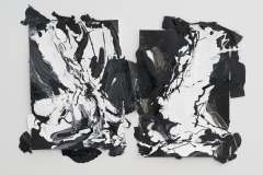 Verlust der Nacht, 24 x 17 cm.,  lacquer paint (2023)